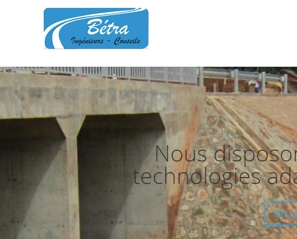 Webpage for Betra-Conseil